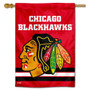 Chicago Blackhawks NHL Red Double Sided House Flag