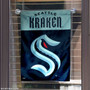 Seattle Kraken Double Sided Logo Garden Flag