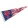 Philadelphia Phillies Nation USA Americana Stars and Stripes Pennant