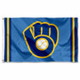 Milwaukee Brewers Retro Glove Logo Flag