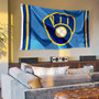 Milwaukee Brewers Retro Glove Logo Flag