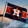 Houston Astros 2x3 Feet Flag