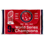 Boston Red Sox Years World Champions Banner Flag