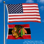 Chicago Blackhawks 2x3 Feet Flag