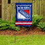 New York Rangers Garden Banner and Flagpole Holder Stand