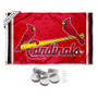 St. Louis Cardinals Banner Flag with Tack Wall Pads