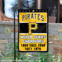 Pittsburgh Pirates 5-Time World Series Champions Garden Flag