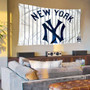 New York Yankees Vintage Pinstripes Banner Flag with Tack Wall Pads