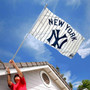 New York Yankees Vintage Pinstripes Banner Flag with Tack Wall Pads