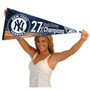 New York Yankees 27 Time World Series Champions Pennant