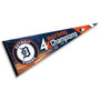 Detroit Tigers 4 Time World Series Champions Pennant