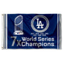 Los Angeles Dodgers Years World Champions Banner Flag