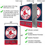 Boston Red Sox Double Sided House Flag