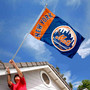 New York Mets Logo Banner Flag with Tack Wall Pads