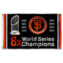 San Francisco Giants Years World Champions Banner Flag