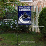 Vancouver Canucks Garden Flag and Flagpole Stand