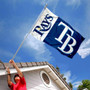 Tampa Bay Rays Banner Flag with Tack Wall Pads