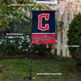 Cleveland Baseball Diamond C Garden Flag and Stand