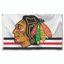 Chicago Blackhawks White Jersey Flag