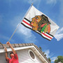 Chicago Blackhawks White Jersey Flag