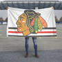 Chicago Blackhawks White Jersey Flag