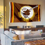 San Diego Padres Retro Vintage Throwback Banner Flag with Tack Wall Pads