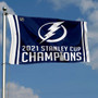 Tampa Bay Lightning Stanley Cup NHL 2021 Champions Flag