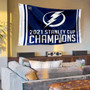 Tampa Bay Lightning Stanley Cup NHL 2021 Champions Flag