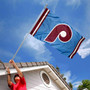Philadelphia Phillies Retro Vintage Banner Flag with Tack Wall Pads