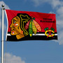 Chicago Blackhawks Logo Insignia 3x5 Flag