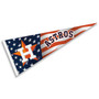 Houston Astros Nation USA Americana Stars and Stripes Pennant