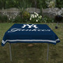 NY Yankees Tablecloth Table Overlay Cover