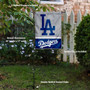 LA Dodgers Logo Garden Flag and Stand