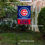 Chicago Cubs Logo Garden Flag and Stand