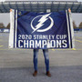 Tampa Bay Lightning 2020 Stanley Cup Champions Flag