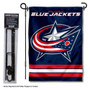 Columbus Blue Jackets Garden Flag and Flagpole Stand