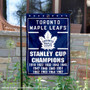 Toronto Maple Leafs 13 Time Stanley Cup Champions Garden Flag