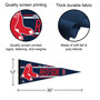 Boston Red Sox Banner Pennant with Tack Wall Pads