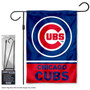 Chicago Baseball Logo Garden Flag and Stand