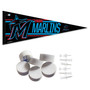 Miami Marlins Banner Pennant with Tack Wall Pads
