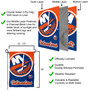 New York Islanders Double Sided Logo Garden Flag