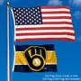 Milwaukee Brewers 2x3 Feet Flag