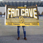 San Diego Padres Fan Cave Flag Large Banner