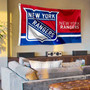 New York Rangers Logo Insignia 3x5 Flag