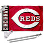 Cincinnati Reds Flag Pole and Bracket Kit