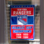 New York Rangers 4 Time Stanley Cup Champions Garden Flag