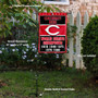 Cincinnati Reds 5 Time Champions Garden Flag and Stand