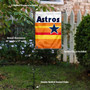 Houston Astros Throwback Garden Flag and Stand