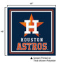 Houston Astros Tablecloth Table Overlay Cover