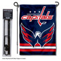 Washington Capitals Garden Flag and Flagpole Stand